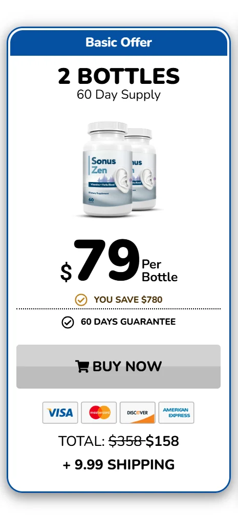 SonusZen™ 2 bottles pricing